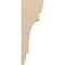 Ekena Millwork 4"W x 8"D x 24"H Thin New Brighton Rough Cedar Woodgrain TimberThane Corbel, Primed Tan CORUR04X08X24NEBRCPR - alternate 6